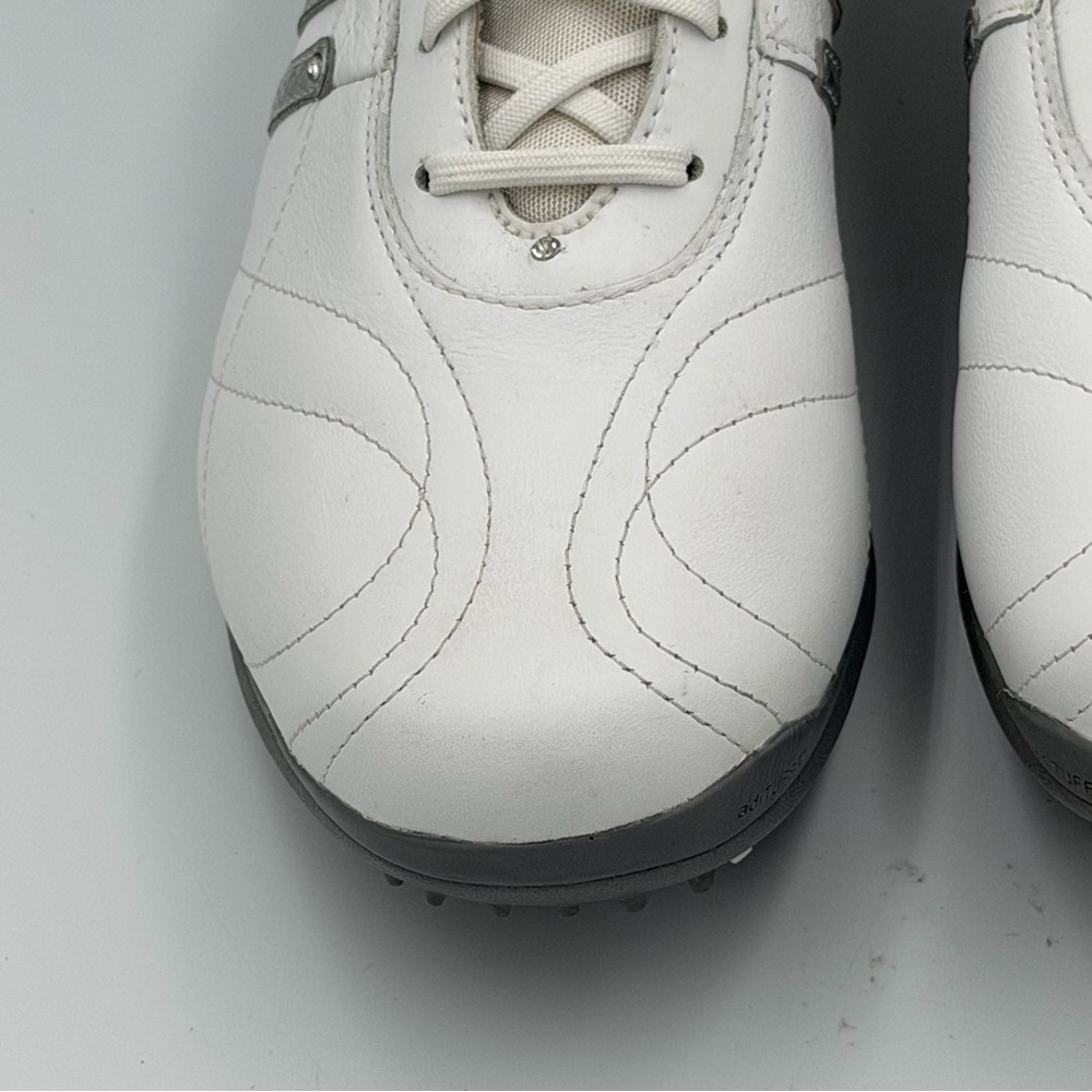 Adidas Signature Natalie 2 Women’s Golf Shoes White Silver Size 9.5 ThinTech - Picture 2 of 12